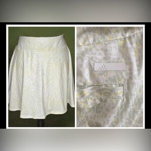 Adidas Golf Skirt/Skort Light Green Abstract Print Women's Size XL NWT